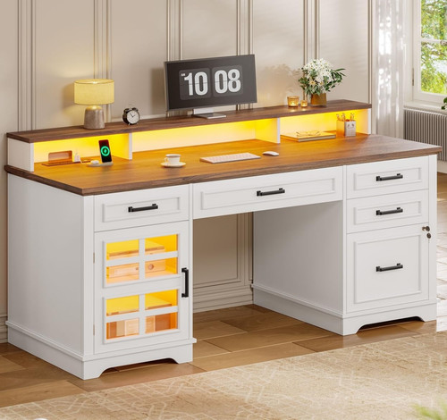 Farmhouse executive desk - farmhouse,