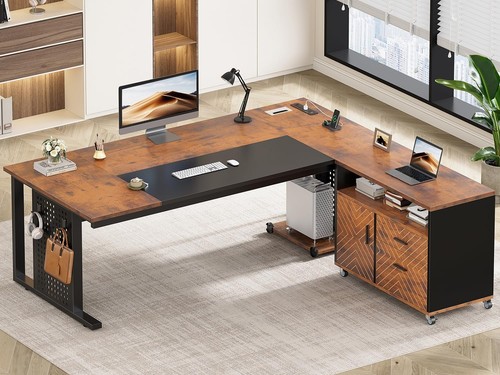 Executive desk with - 71",