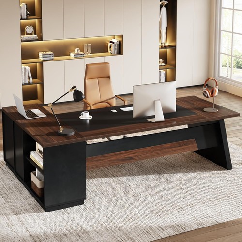 Shaped executive desk - 78",